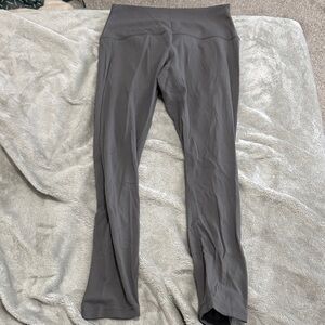 High-Waist Gray Leggings